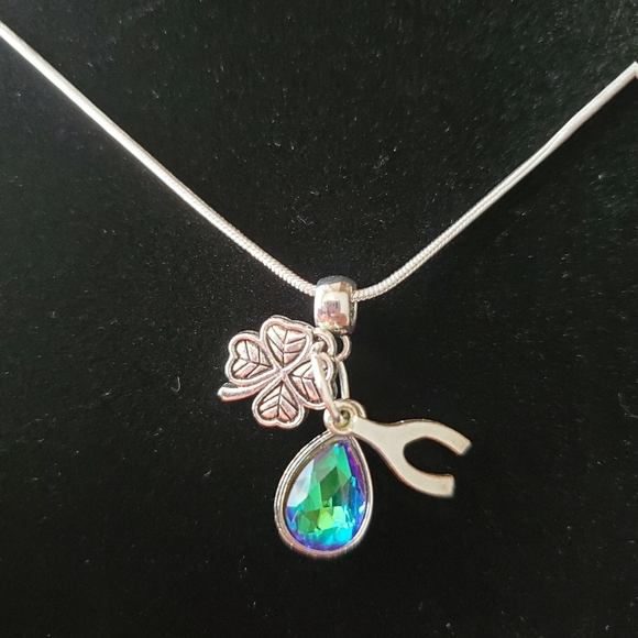 Lucky Charm 22"\ .925 Sterling Silver Necklace - Picture 3 of 5